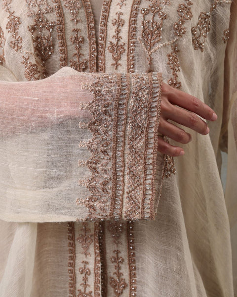 Long Sleeve Beaded Najaf Abaya- Hijabat of Yafa | حجابات يافا