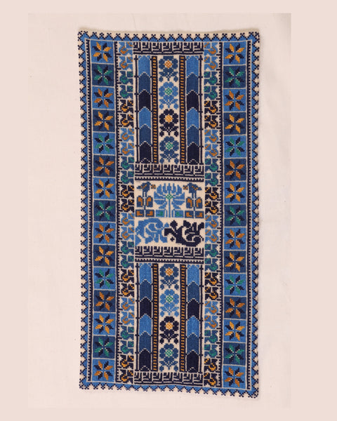 Multi-purpose Embroidered Piece Blue | Ramallah رام الله