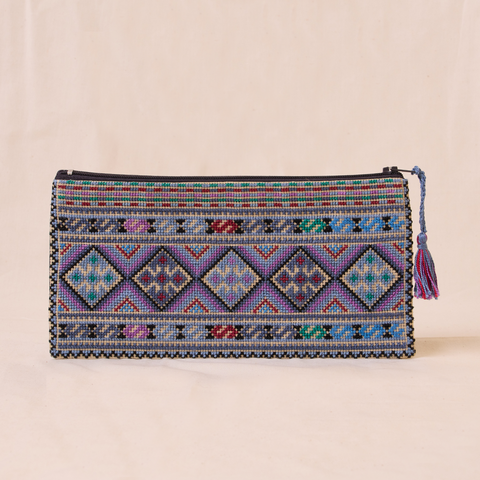 Zipper Pouch-Burgundy