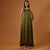 Silk Flow Dress-Green
