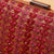 Clutch-Flat Silk Beaded Shades of Red