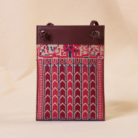 Leather Side Bag-Tall Palm of Ramallah | نخلة رام الله الشاهقة