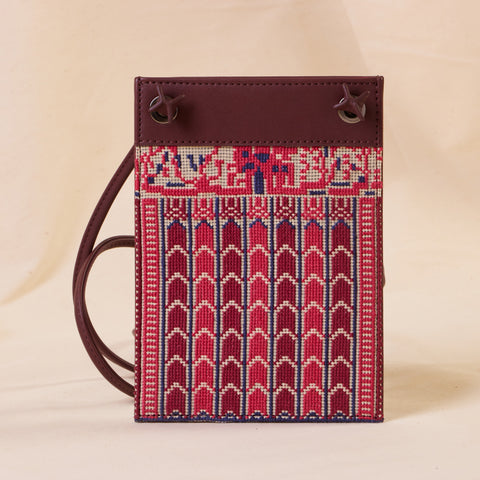Leather Side Bag-Tall Palm of Ramallah | نخلة رام الله الشاهقة