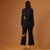 Flax Flower Suit-Navy