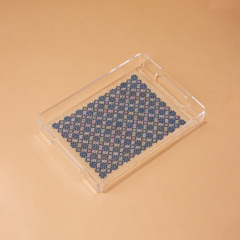 Rectangle Tray-Blue Small