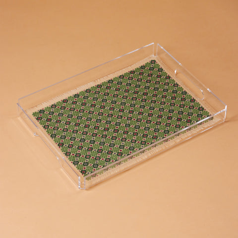 Medium Rectangle Tray-Flowers of Ramleh & Ramallah  | زهور الرملة ورام الله