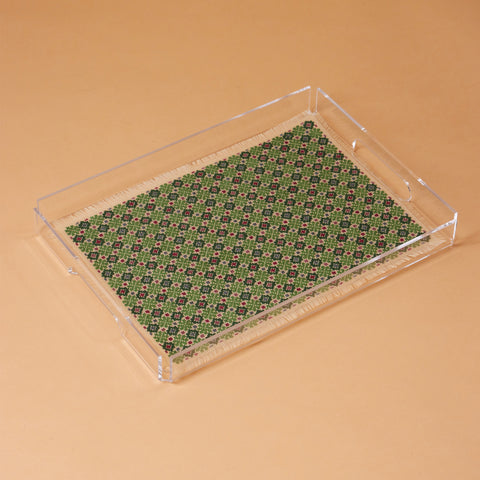 Rectangle Tray-Green Medium