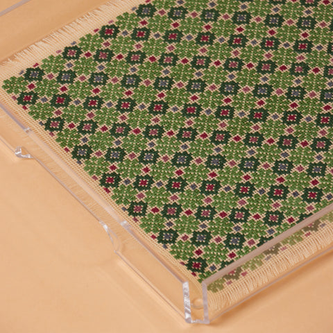 Medium Rectangle Tray-Flowers of Ramleh & Ramallah  | زهور الرملة ورام الله