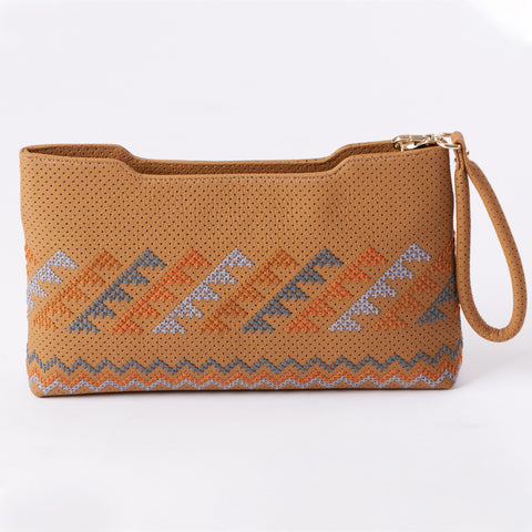 Leather Pouch-Blue Mountains