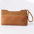 Leather Pouch-Beige Meadows