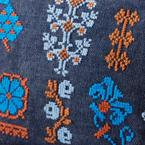 Denim Pouch-Different Embroideries All Area | تطريزات مختلفة في جميع المناطق