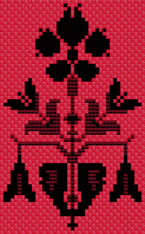 Shakla Ward / Floral Geometric Pattern | شكّله ورد