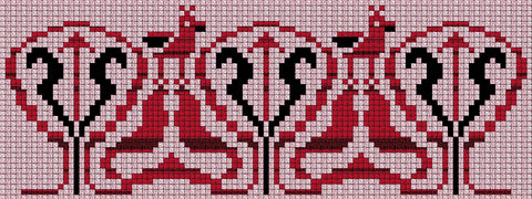 Al Asafeer aw Irq Al Ward w Al Deek / The Birds or The Flowers and The Rooster Design | العصافير أو عرق الورد و الديك