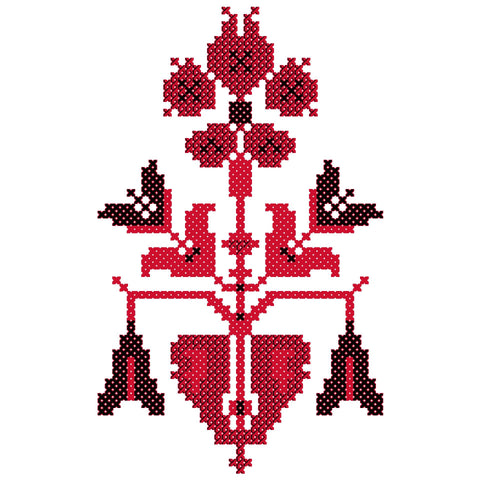 Shakla Ward / Floral Geometric Pattern | شكّله ورد