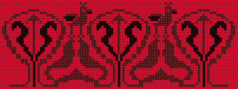 Al Asafeer aw Irq Al Ward w Al Deek / The Birds or The Flowers and The Rooster Design | العصافير أو عرق الورد و الديك