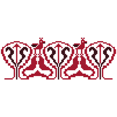 Al Asafeer aw Irq Al Ward w Al Deek / The Birds or The Flowers and The Rooster Design | العصافير أو عرق الورد و الديك