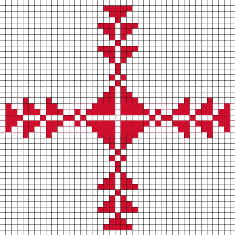Nathra, Saleeb / Cross Pattern | نثره، صليب
