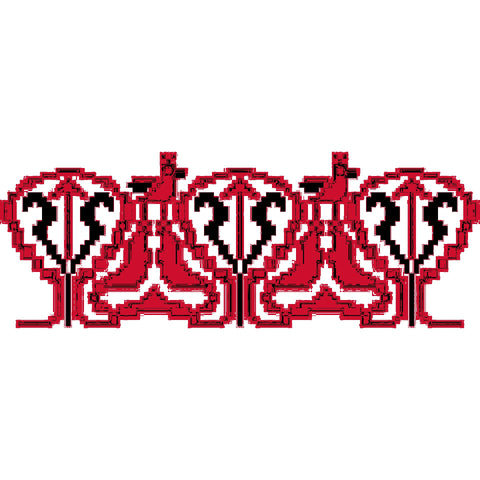 Al Asafeer aw Irq Al Ward w Al Deek / The Birds or The Flowers and The Rooster Design | العصافير أو عرق الورد و الديك