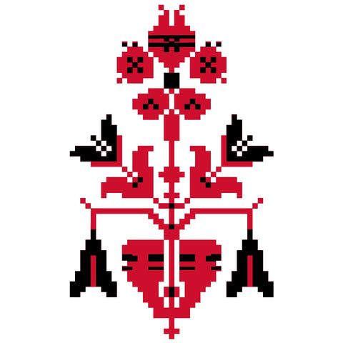 Shakla Ward / Floral Geometric Pattern | شكّله ورد