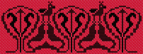 Al Asafeer aw Irq Al Ward w Al Deek / The Birds or The Flowers and The Rooster Design | العصافير أو عرق الورد و الديك