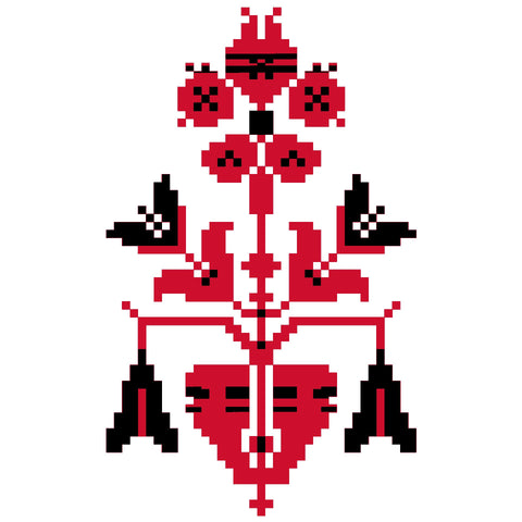 Shakla Ward / Floral Geometric Pattern | شكّله ورد